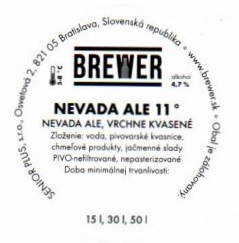   sudovka Nevada Ale 11 