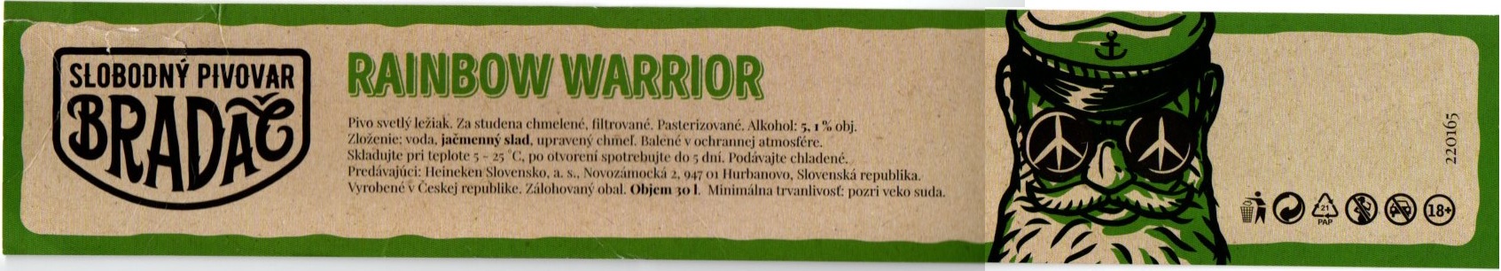  sudovka Rainbow Warrior 2