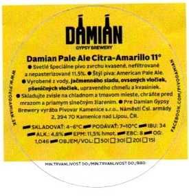  sudovka Pale Ale Citra-Amarillo