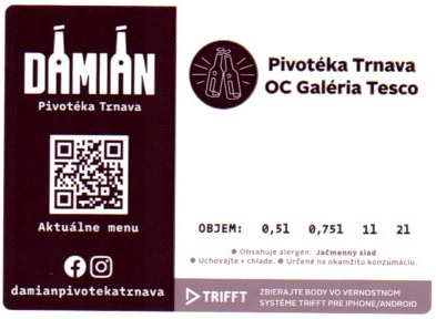 Damian Pivoteka Trnava