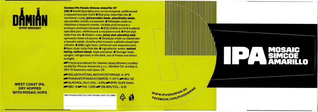 IPA Mosaic-Simcoe-Amarillo