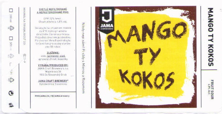 Mango ty kokos