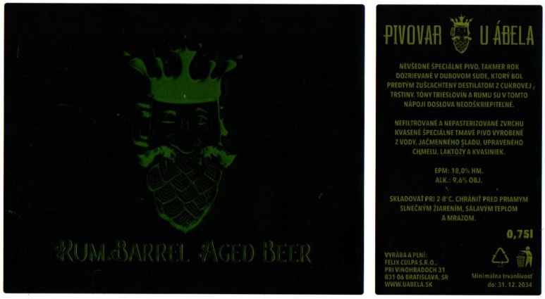 Rum Barrel Aged Beer