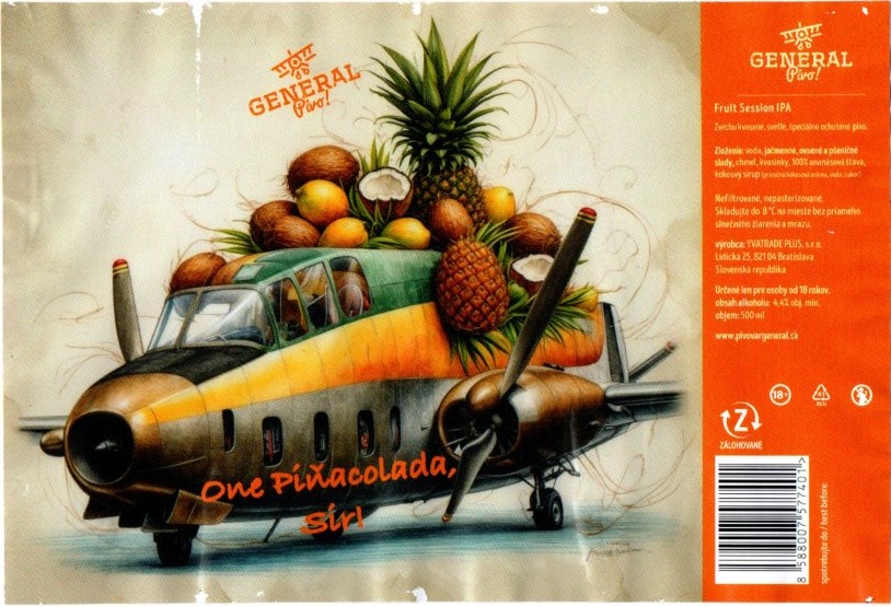 One Pinacolada, Sir 1