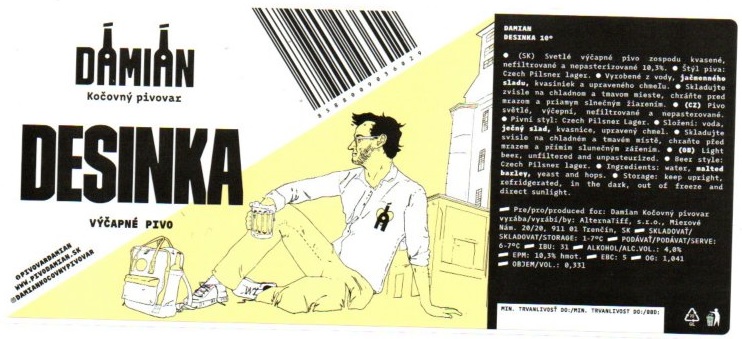 Desinka 0,33l 2