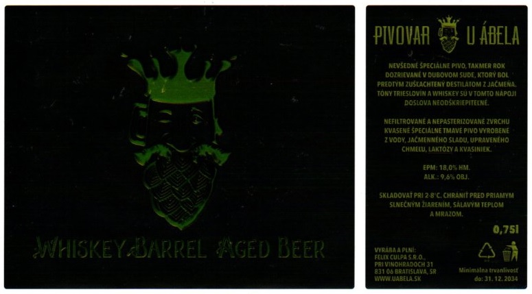 Whiskey Barrel Aged Beer
