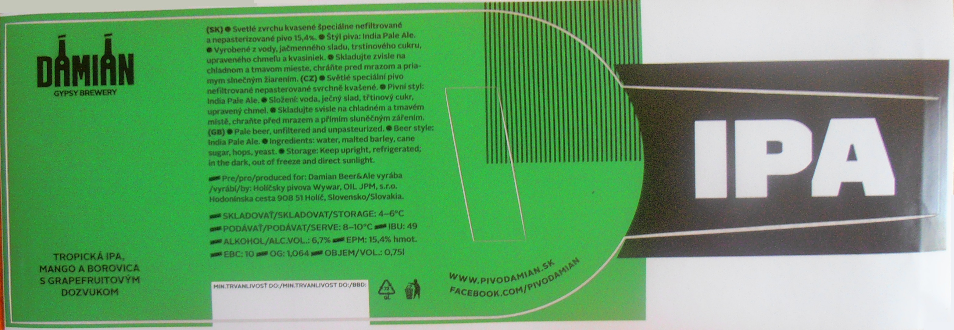 IPA 0,75l