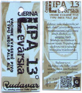 Čierna LIPA - modry papier