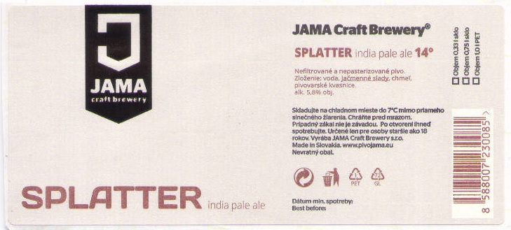 Splatter 07 - India Pale Ale