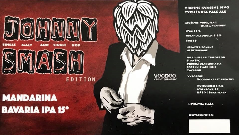 Johnny Smash Edition - Mandarina Bavarian IPA (obrazok z internetu)