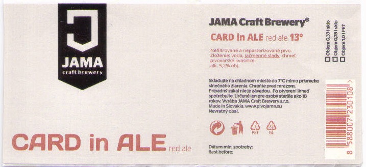 Card in Ale 1