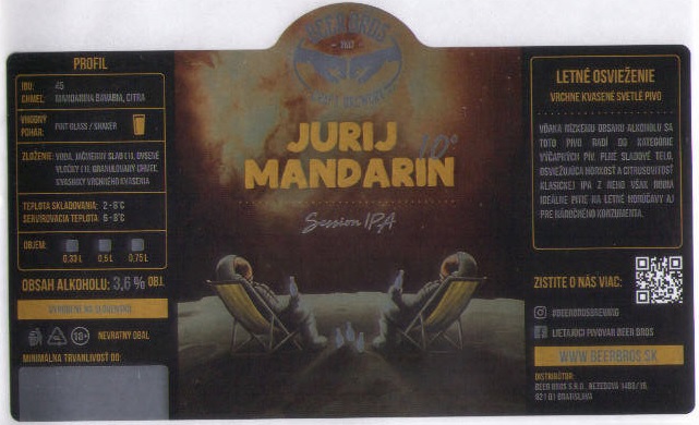 Beer Bros - Jurij Mandarin