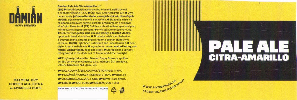 Pale Ale Citra Amarillo
