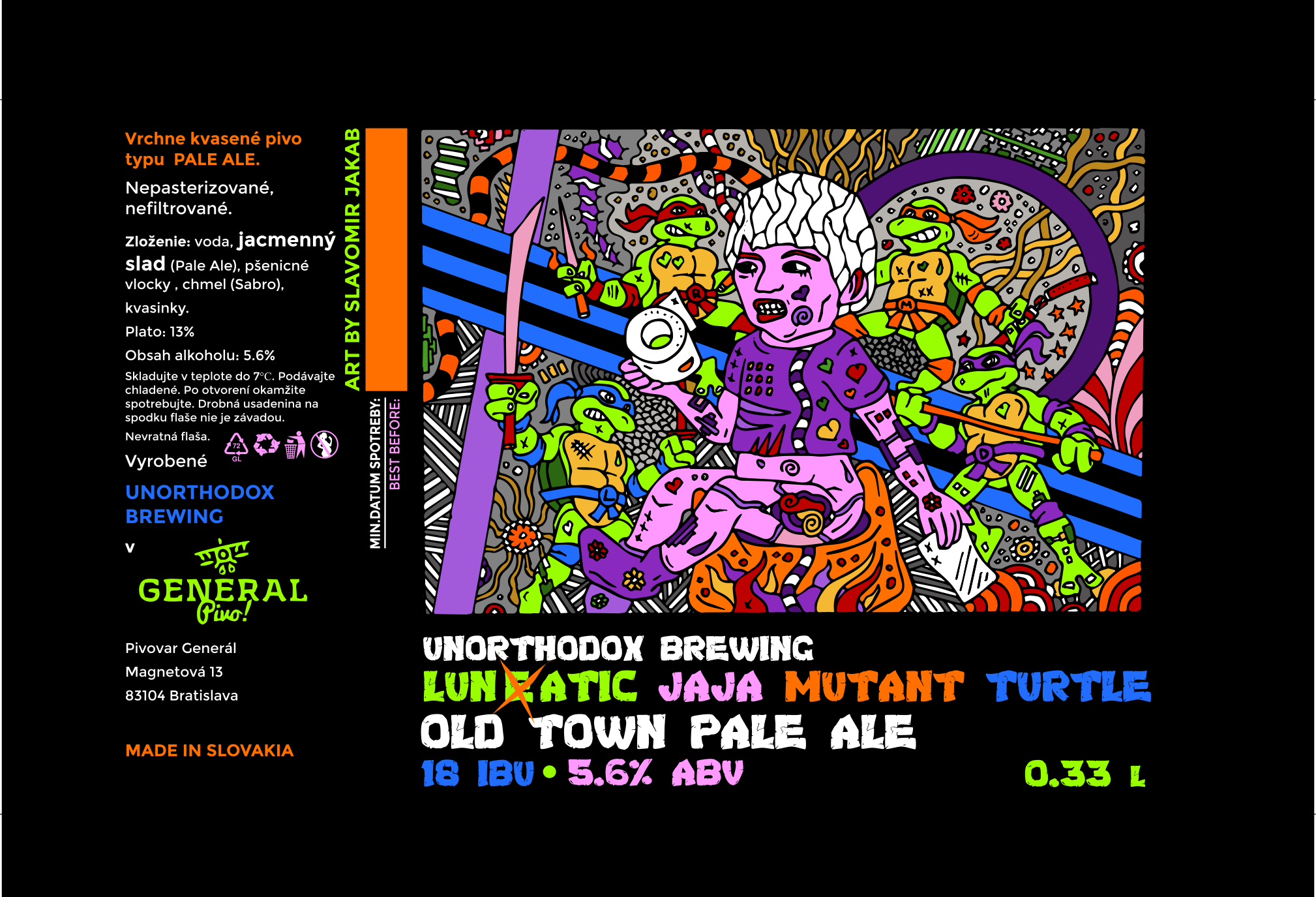Lunatic Jaja Mutant Turtle (obrazok z internetu)
