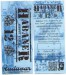 Habaner - modrý papier